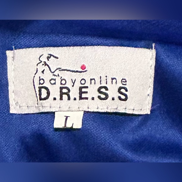 Blue Women’s Short Dress - Picture 3 of 3